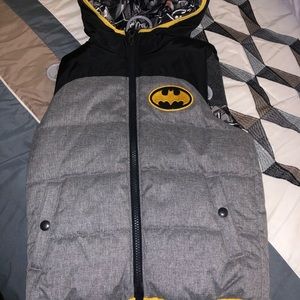 Little boys GAP DC Batman Puffer vest